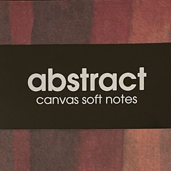 PaperLuxe Abstract Soft Canvas Soft Notes Ribbon Bookmarker Acid-Free Notebook - Picture 10 of 14